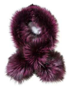 Lapel Cross-Through Collar in Deep Amethyst