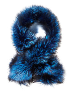 Lapel Cross-Through Collar in Sapphire