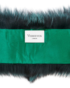 Lapel Cross-Through Collar in Soft Emerald