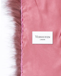 Nehru Collar Stole in Rose Quartz