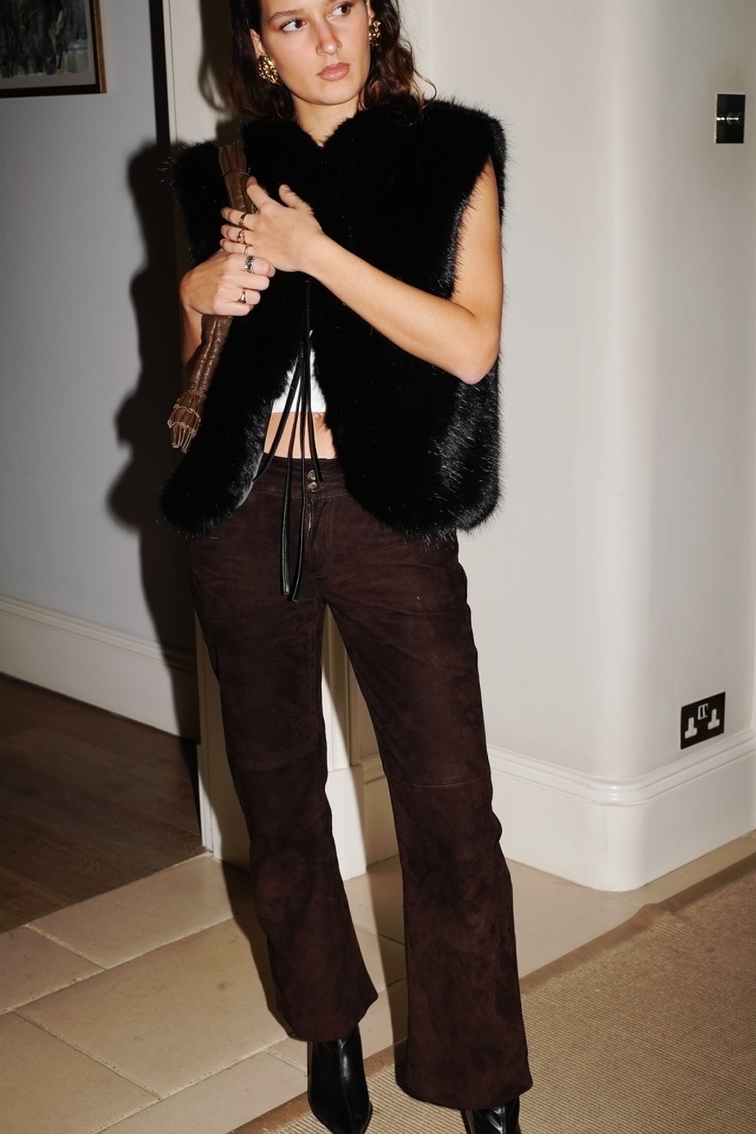 Serena Faux Fur Gilet - OUT OF STOCK