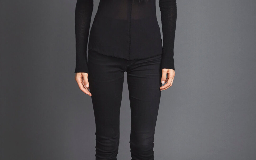 Lapel Cross-Through Collar in Deep Amethyst