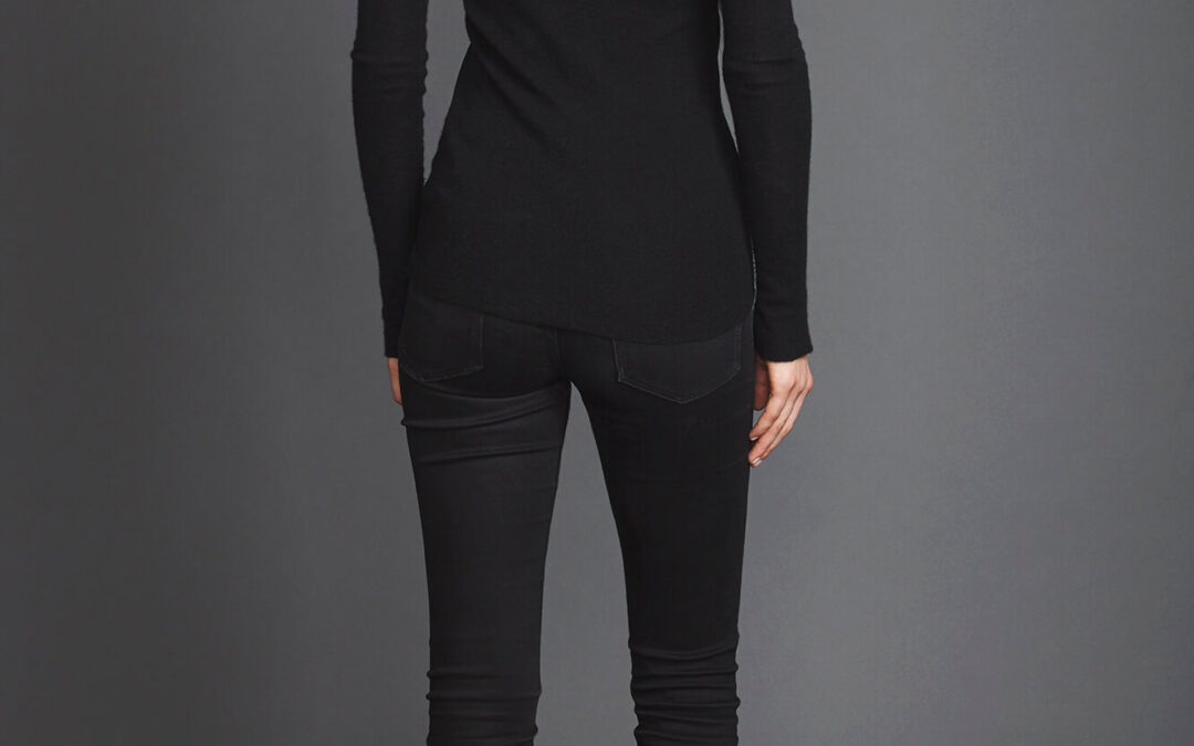 Lapel Cross-Through Collar in Soft Emerald