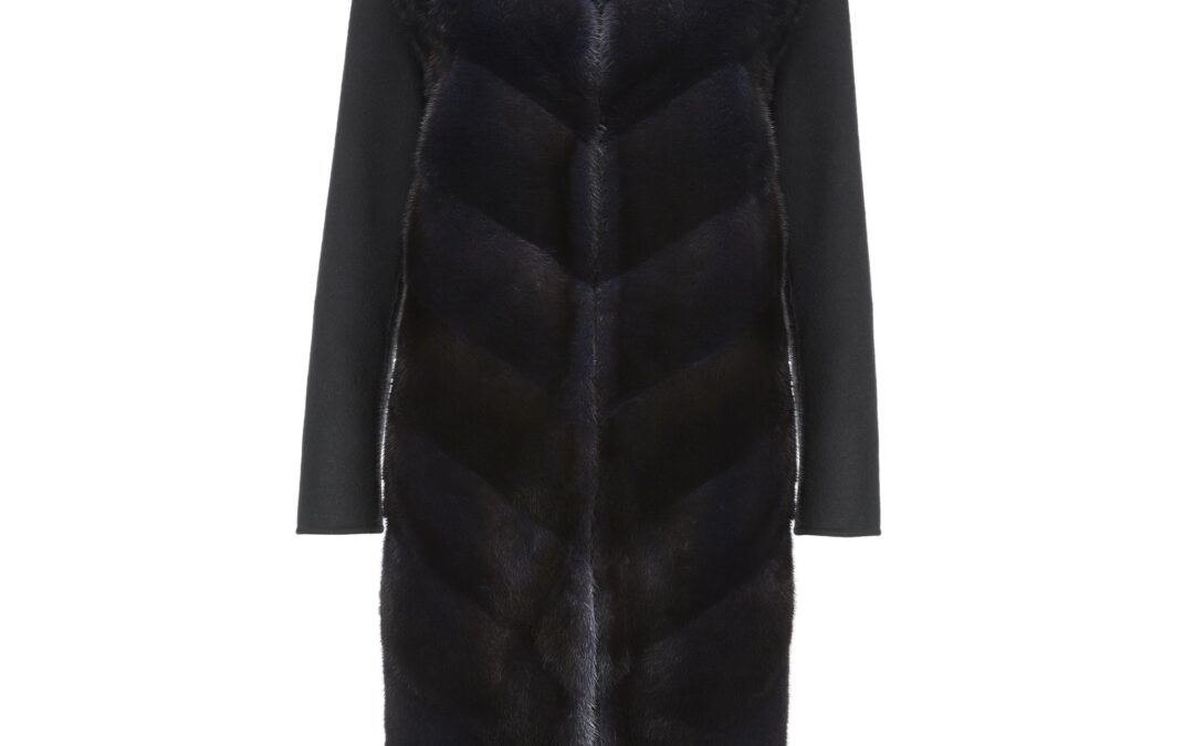 Collarless Coat Black