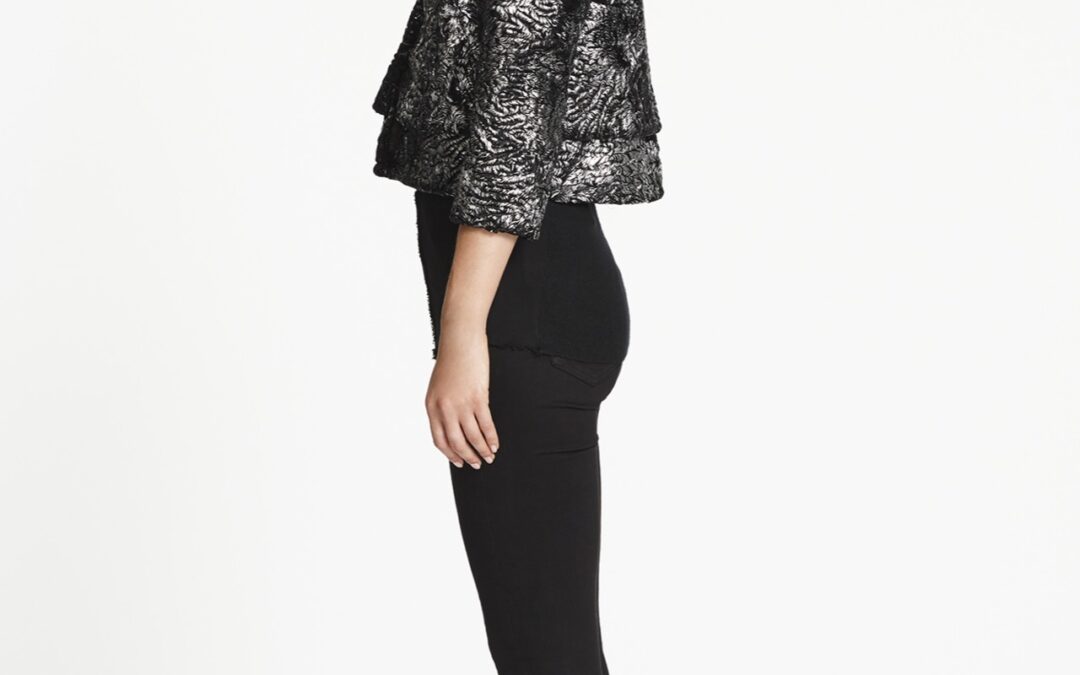 Cropped Jacked in Metallic