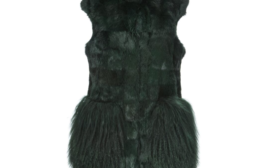 Nehru Gilet Green