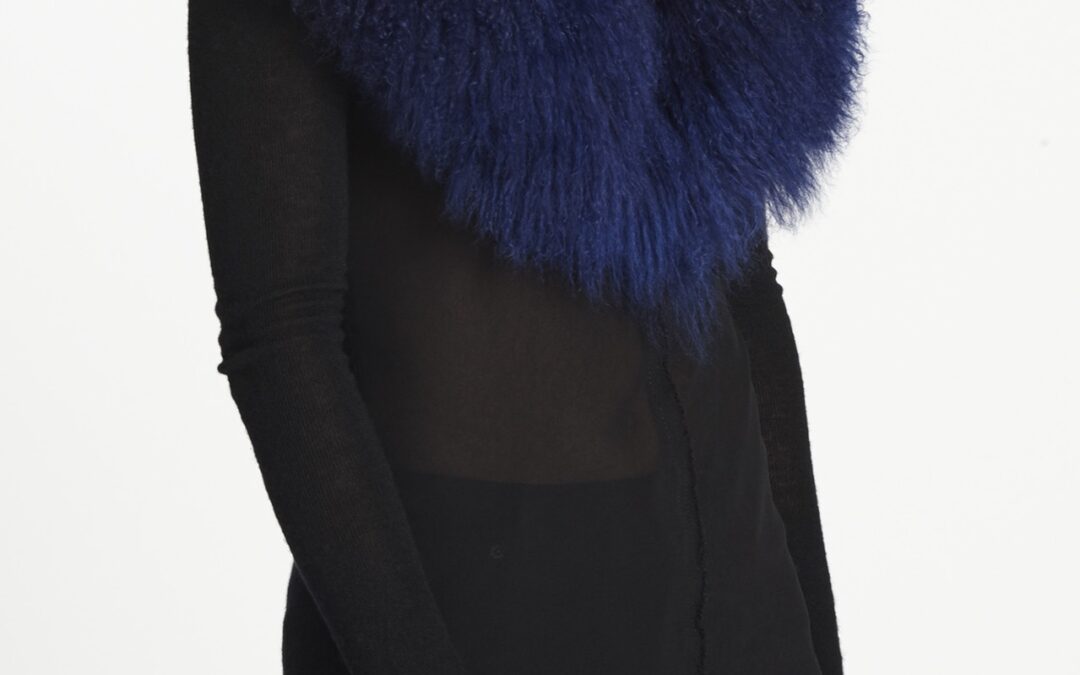 Shawl Collar in Navy Sapphire