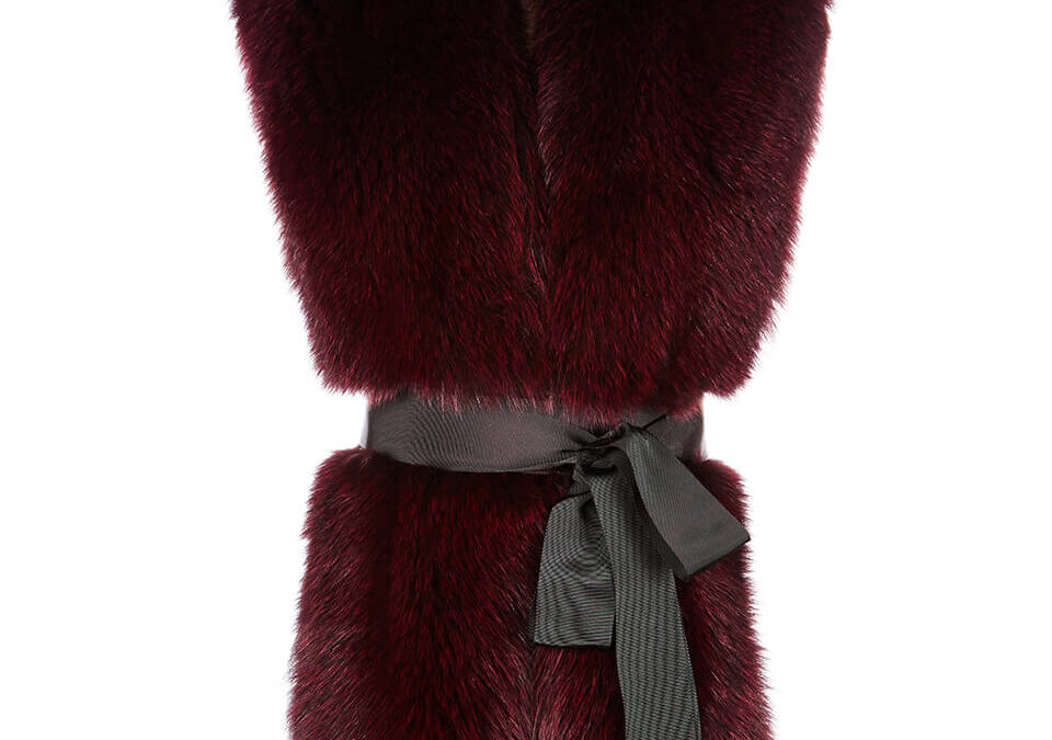 Legacy Stole in Garnet